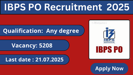 IBPS PO Requirement