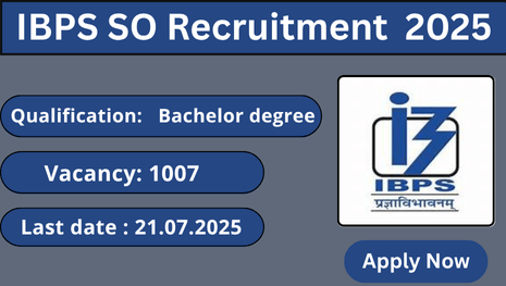 IBPS SO Recruitment