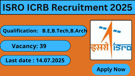 ISRO ICRB Recruitment